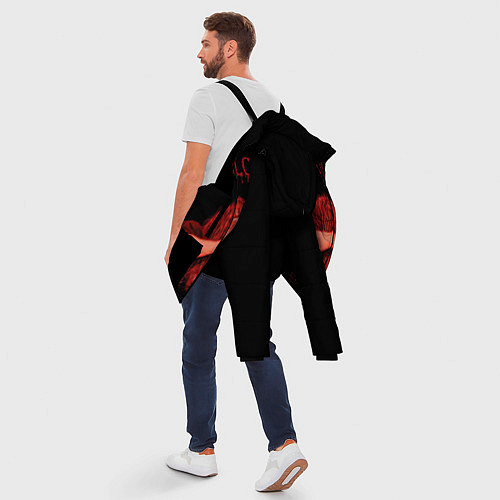 Мужская зимняя куртка Cannibal Corpse 6 / 3D-Черный – фото 5