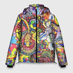 Куртка зимняя мужская ПСИХОДЕЛИКА PSYHODELICA, цвет: 3D-светло-серый