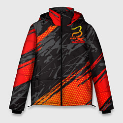 Куртка зимняя мужская Форма для мотокросса FOX, цвет: 3D-черный