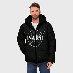 Куртка зимняя мужская NASA l НАСА S, цвет: 3D-черный — фото 2