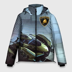Куртка зимняя мужская Lamborghini - motorsport extreme, цвет: 3D-черный