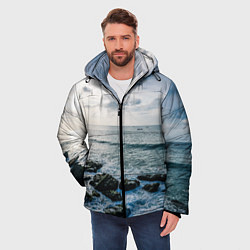 Куртка зимняя мужская Море, цвет: 3D-черный — фото 2