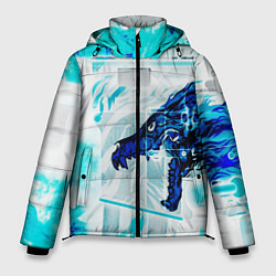 Куртка зимняя мужская CS GO HOWL ВОЙ, цвет: 3D-светло-серый