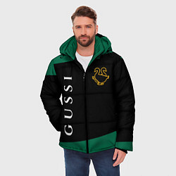 Куртка зимняя мужская GUSSI ГУСИ, цвет: 3D-светло-серый — фото 2