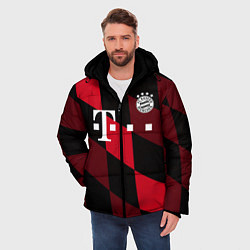 Куртка зимняя мужская ФК Бавария Мюнхен, цвет: 3D-светло-серый — фото 2