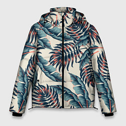 Куртка зимняя мужская Тихие тропики, цвет: 3D-красный