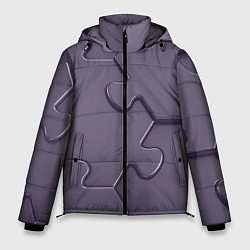 Куртка зимняя мужская Puzzles, цвет: 3D-черный