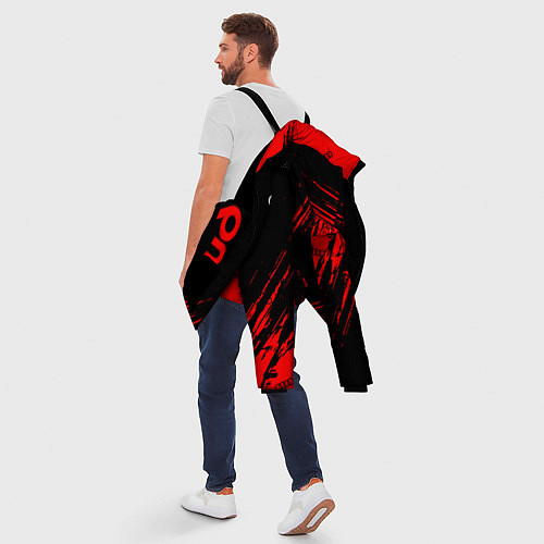 Мужская зимняя куртка AUDI АУДИ / 3D-Черный – фото 5