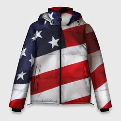 Куртка зимняя мужская США USA, цвет: 3D-черный