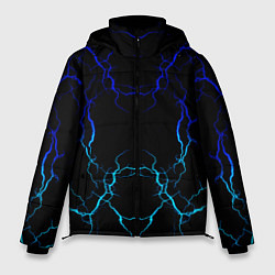Куртка зимняя мужская МОЛНИЯ, цвет: 3D-черный