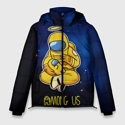 Куртка зимняя мужская Among Us Space, цвет: 3D-черный