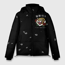 Мужская зимняя куртка Тигр спина