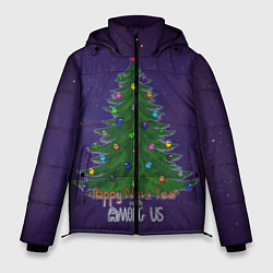 Куртка зимняя мужская Among Us - New Year, цвет: 3D-черный