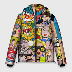 Куртка зимняя мужская Pop Art, цвет: 3D-светло-серый