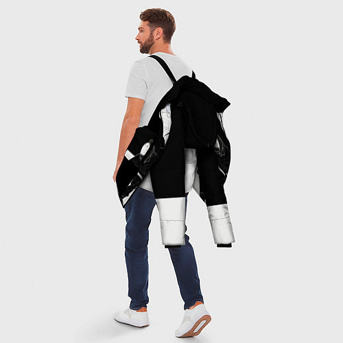 Мужская зимняя куртка Сноубордисты / 3D-Черный – фото 5