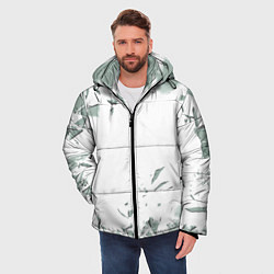 Куртка зимняя мужская Разбитое стекло, цвет: 3D-светло-серый — фото 2