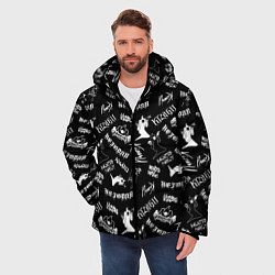 Куртка зимняя мужская KIZARU HAUNTED FAMILY, цвет: 3D-черный — фото 2