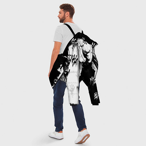 Мужская зимняя куртка DEATH STRANDING / 3D-Черный – фото 5