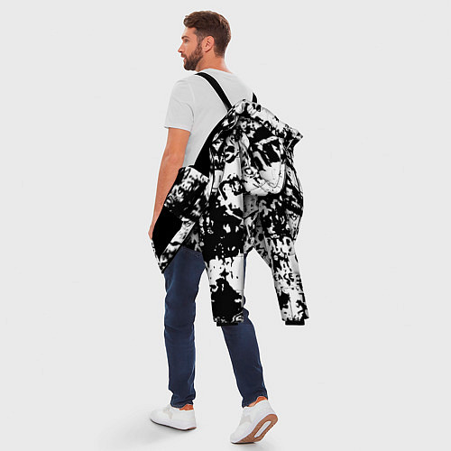 Мужская зимняя куртка Graffiti / 3D-Черный – фото 5
