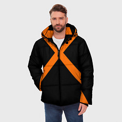 Куртка зимняя мужская Моя геройская академия, цвет: 3D-черный — фото 2