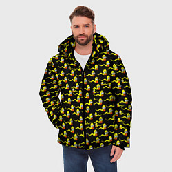 Куртка зимняя мужская Гомер, цвет: 3D-черный — фото 2