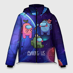 Куртка зимняя мужская Among Us Space, цвет: 3D-светло-серый