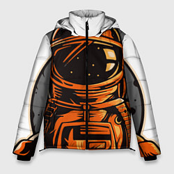 Куртка зимняя мужская Космонавт, цвет: 3D-черный