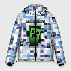 Куртка зимняя мужская Minecraft S, цвет: 3D-черный