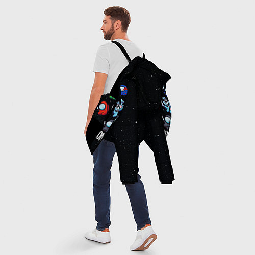 Мужская зимняя куртка AMONG US / 3D-Черный – фото 5