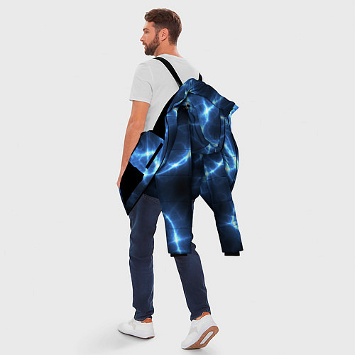 Мужская зимняя куртка Электро / 3D-Черный – фото 5