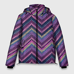 Куртка зимняя мужская Вязь, цвет: 3D-черный