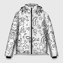 Куртка зимняя мужская DIE ANTWOORD, цвет: 3D-черный