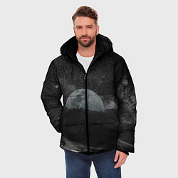 Куртка зимняя мужская Луна, цвет: 3D-черный — фото 2