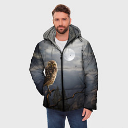 Куртка зимняя мужская Сова, цвет: 3D-светло-серый — фото 2