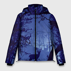 Куртка зимняя мужская ЛЕС, цвет: 3D-черный