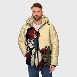 Куртка зимняя мужская Фроппи Моя геройская академия, цвет: 3D-красный — фото 2