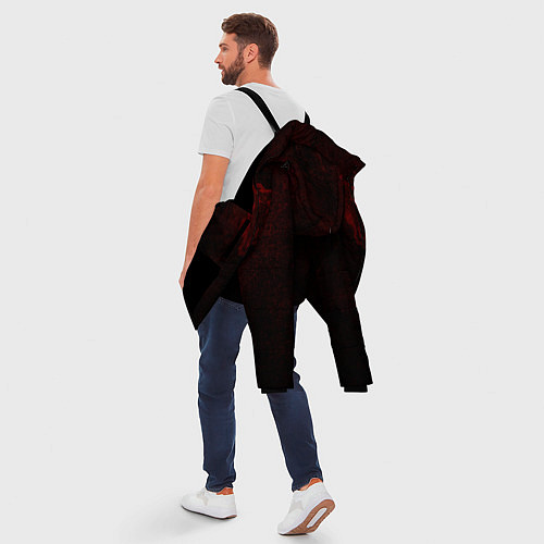 Мужская зимняя куртка Черный клевер / 3D-Черный – фото 5