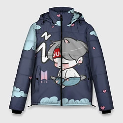 Куртка зимняя мужская BTS Sleep, цвет: 3D-черный