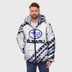 Куртка зимняя мужская SUBARU, цвет: 3D-светло-серый — фото 2