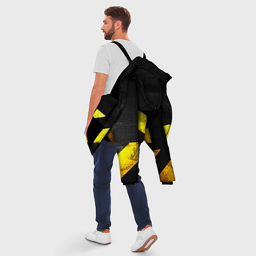 Мужская зимняя куртка OPEL S / 3D-Черный – фото 5