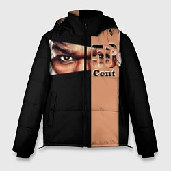 Куртка зимняя мужская 50 центов, цвет: 3D-черный