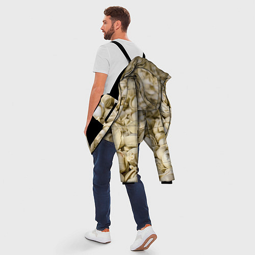 Мужская зимняя куртка Пельмени / 3D-Черный – фото 5