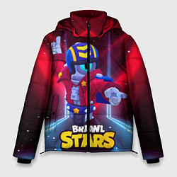 Куртка зимняя мужская STU СТУ Brawl Stars, цвет: 3D-черный