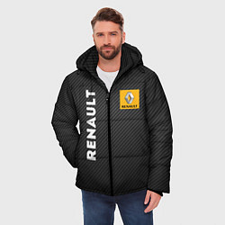 Куртка зимняя мужская Renault, цвет: 3D-черный — фото 2