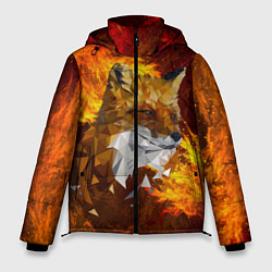 Куртка зимняя мужская Огненный Лис, цвет: 3D-красный