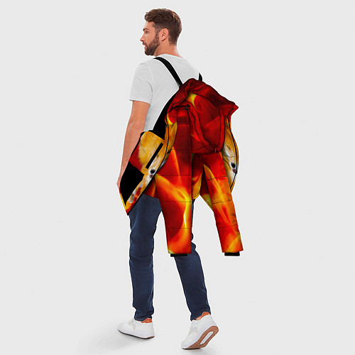 Мужская зимняя куртка Fire Fox / 3D-Черный – фото 5