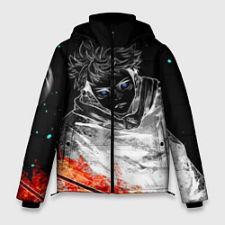 Куртка зимняя мужская Магическая битва Jujutsu kai, цвет: 3D-красный