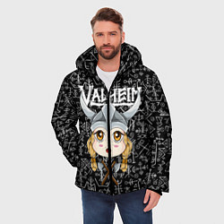 Куртка зимняя мужская Valheim Girl, цвет: 3D-черный — фото 2