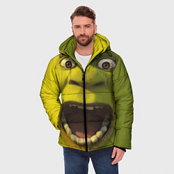 Куртка зимняя мужская Shrek is Yelling, цвет: 3D-светло-серый — фото 2