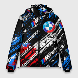 Куртка зимняя мужская BMW M PERFORMANCE БМВ ГРАНЖ, цвет: 3D-черный